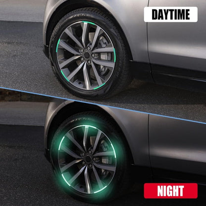 Waterproof Reflective Rim Stickers – Night Visibility Wheel Decals