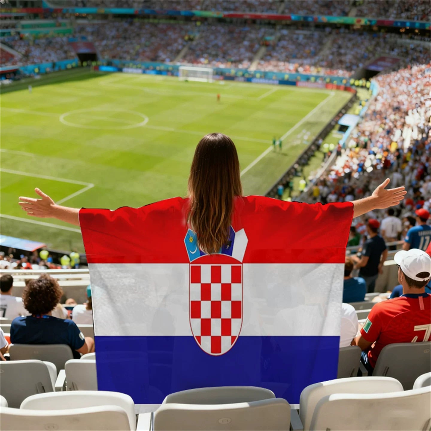 World Cup supporter cape