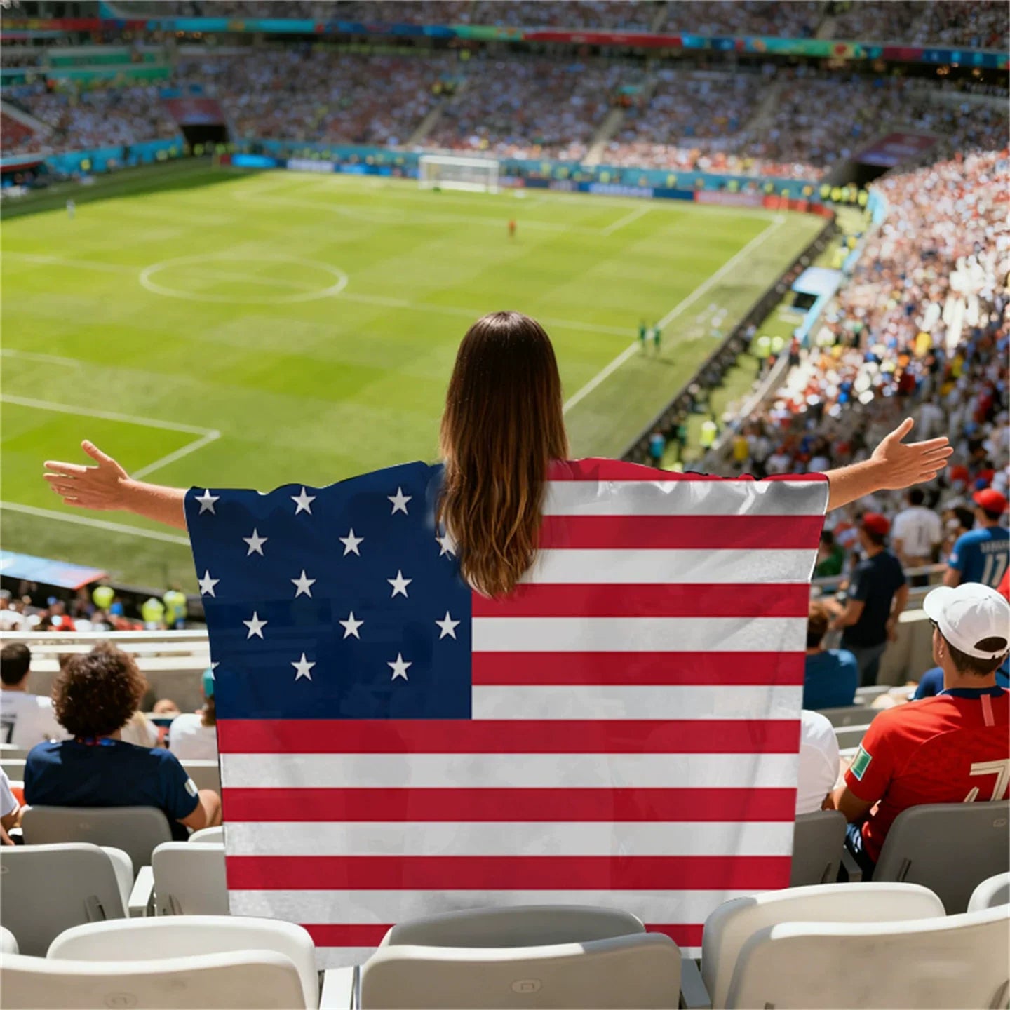 World Cup supporter cape