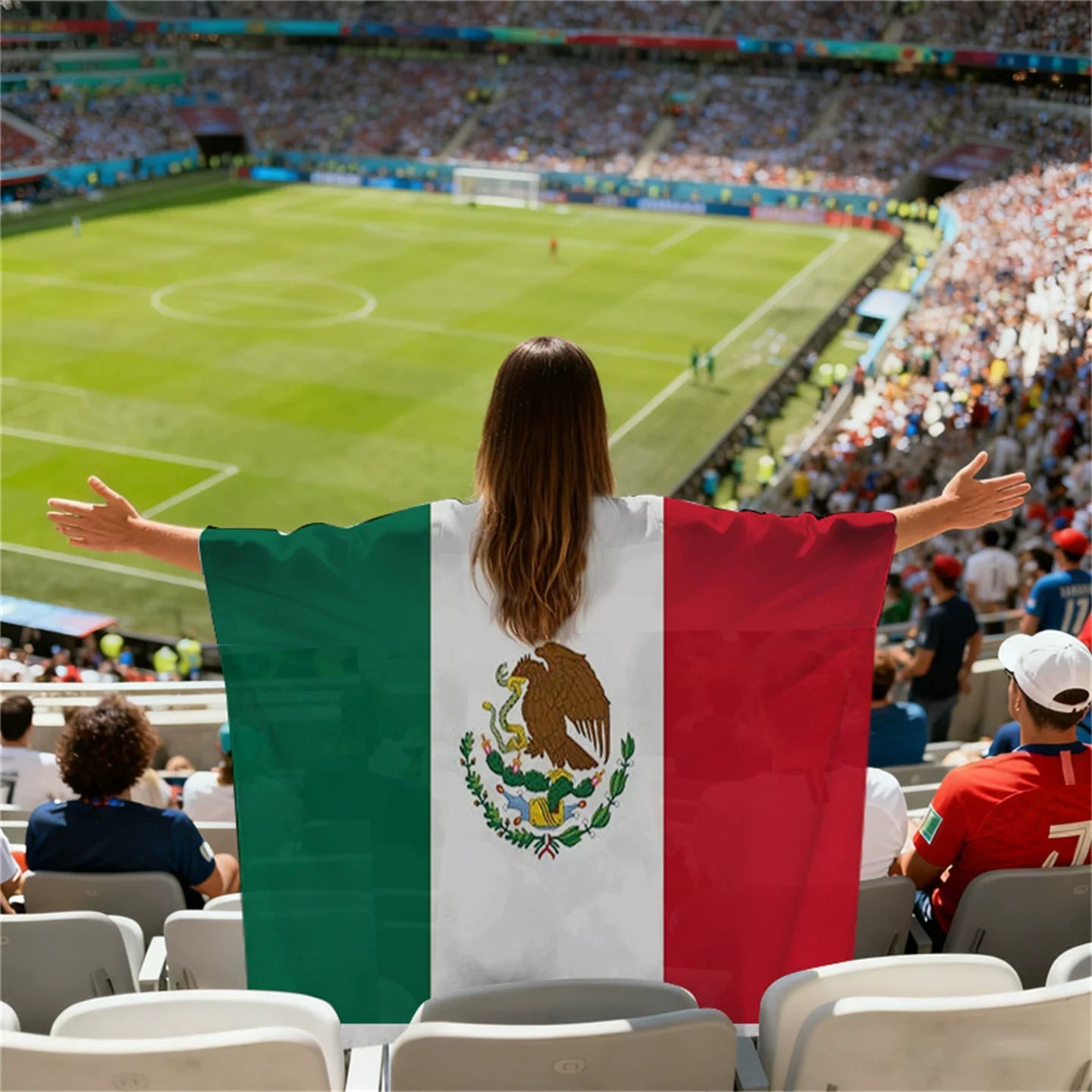 World Cup supporter cape