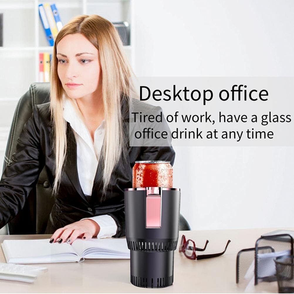 2-in-1 Smart Car Cup Mug Holder, Auto Car Cooling and Heating Cup Holder