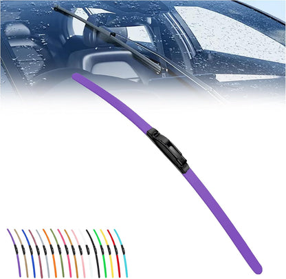 2025 New Colorful Boneless Silent Windshield Wipers ,All Season Automotive Replacement Windshield Wipers Front Windshield Windshield Blade Window Wipers for Car - Velosole2025 New Colorful Boneless Silent Windshield Wipers ,All Season Automotive Replacement Windshield Wipers Front Windshield Windshield Blade Window Wipers for Carcar - accessories