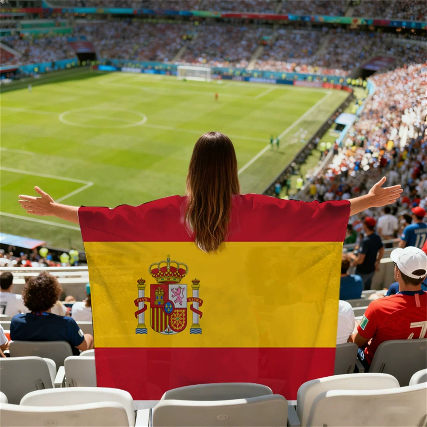 World Cup supporter cape