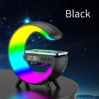 New Year HOT Sale - 49% OFF! 🔥Multifunctional Bluetooth Speaker-Colorful Atmosphere Light Wireless Charging and Clock All-in-one Machine