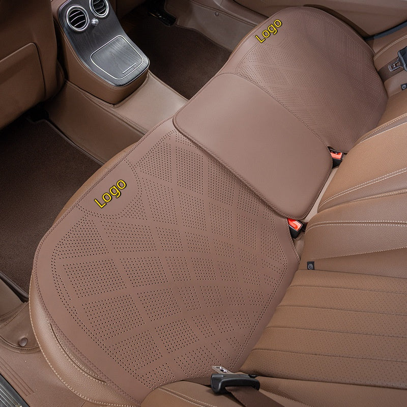 2025 new ultra-thin car seat cushions for all seasons Nappa leather ventilation and breathable seat cushions high-end seat cushions