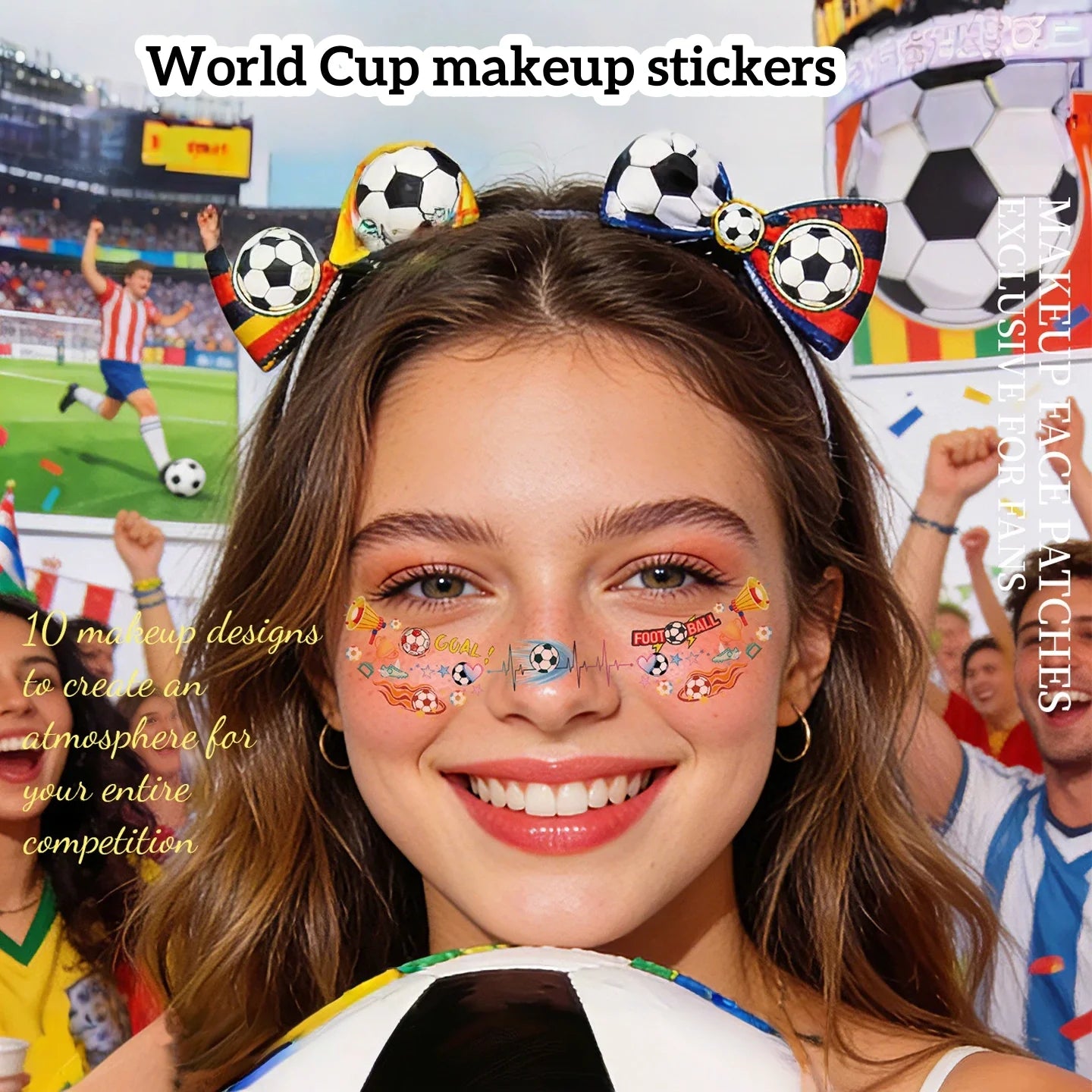 World Cup makeup stickers