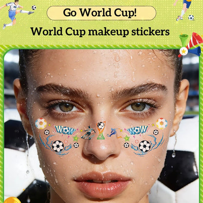 World Cup makeup stickers