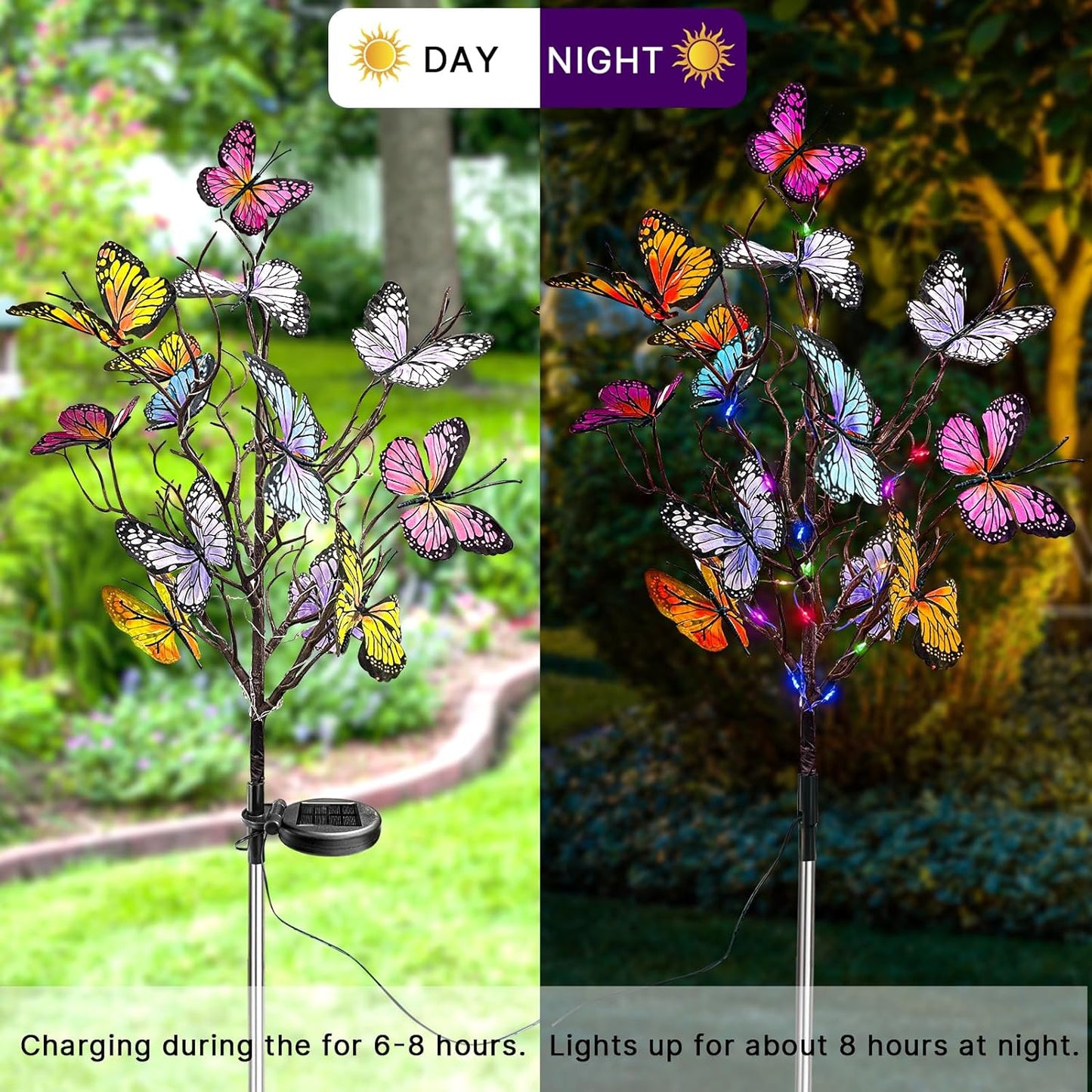 🦋Solar Outdoor Butterfly Lights🦋