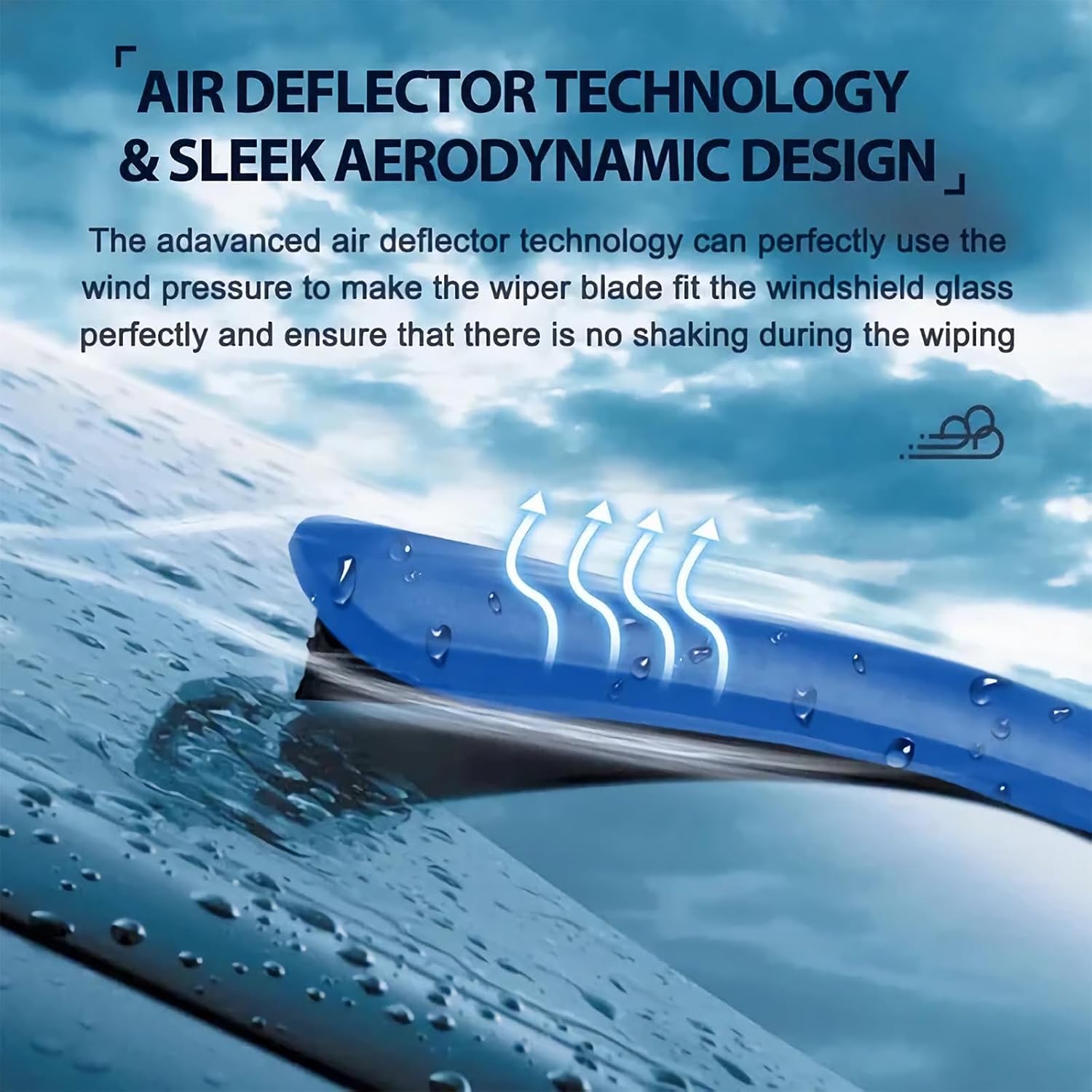 2025 New Colorful Boneless Silent Windshield Wipers  ,All Season Automotive Replacement Windshield Wipers Front Windshield Windshield Blade Window Wipers for Car