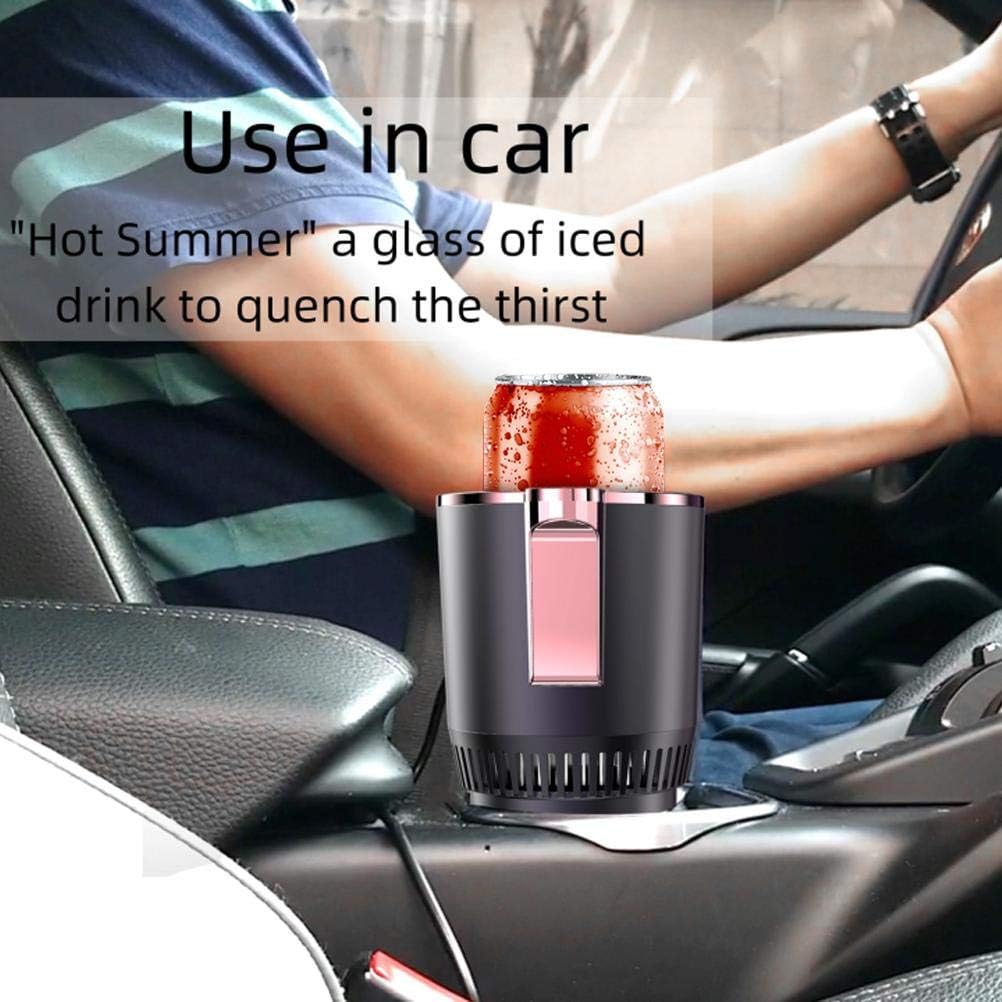 2-in-1 Smart Car Cup Mug Holder, Auto Car Cooling and Heating Cup Holder
