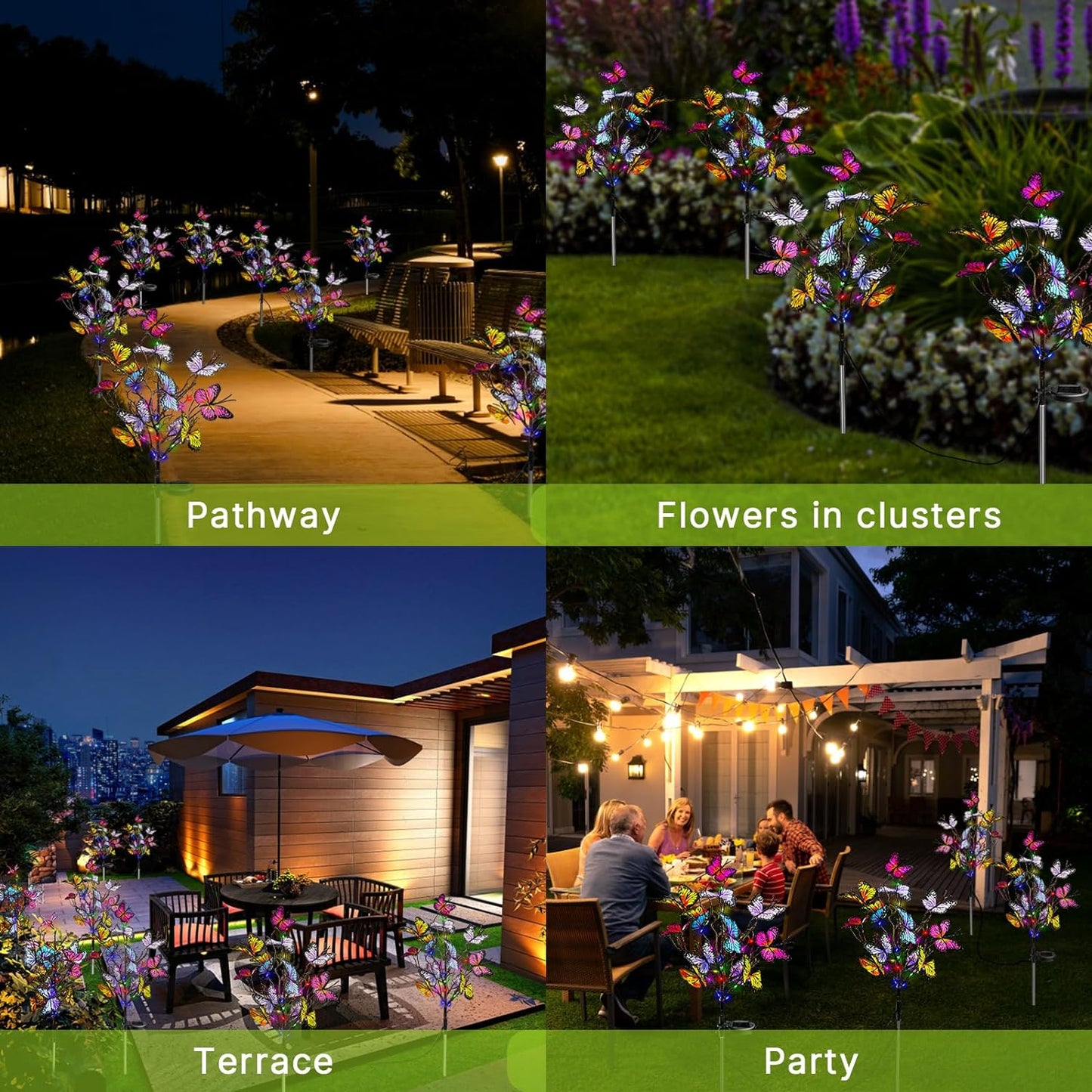 🦋Solar Outdoor Butterfly Lights🦋