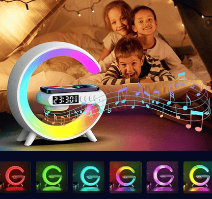 New Year HOT Sale - 49% OFF! 🔥Multifunctional Bluetooth Speaker-Colorful Atmosphere Light Wireless Charging and Clock All-in-one Machine