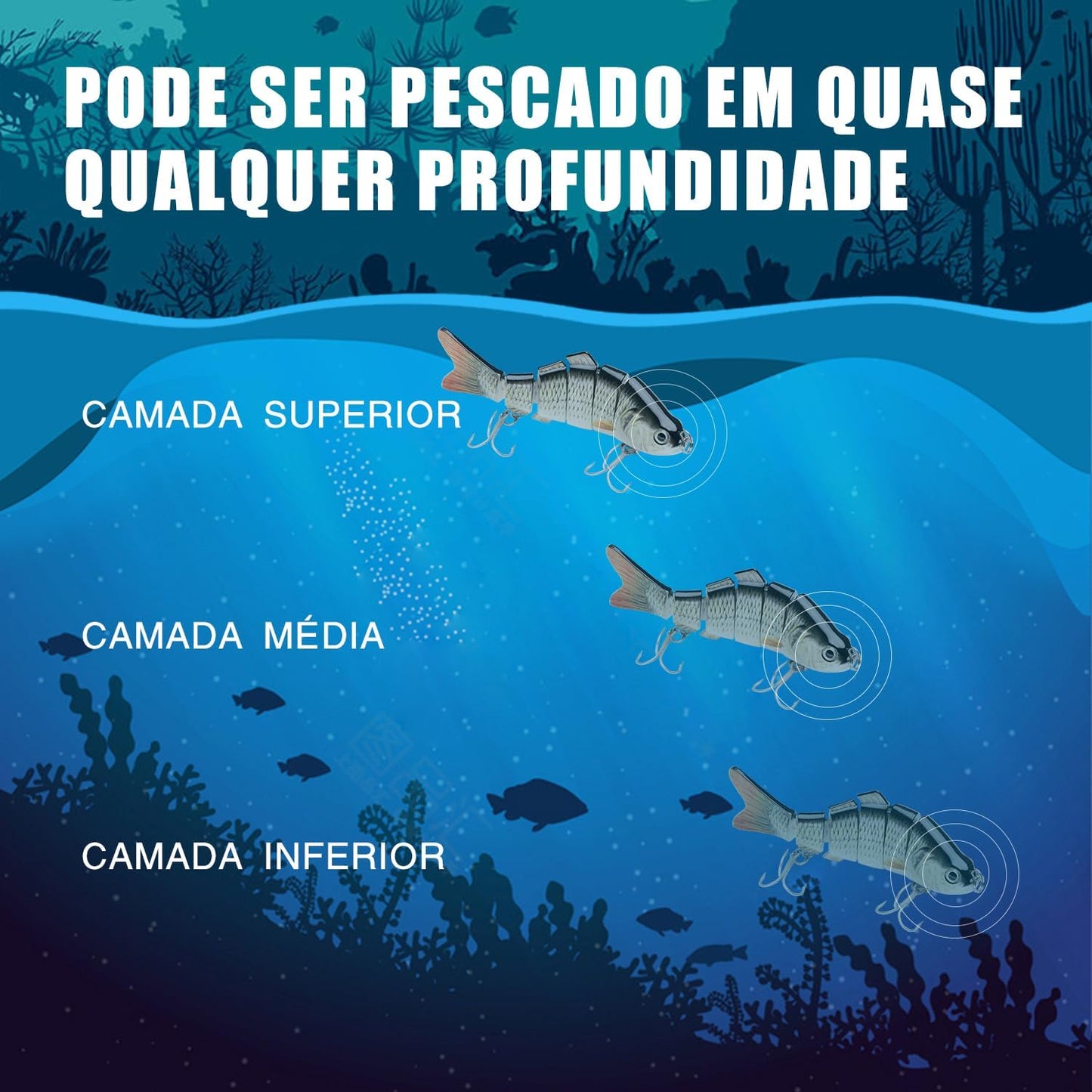 6-Segment Lifelike Fishing Lures