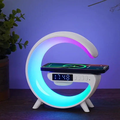 New Year HOT Sale - 49% OFF! 🔥Multifunctional Bluetooth Speaker-Colorful Atmosphere Light Wireless Charging and Clock All-in-one Machine