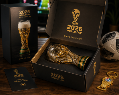 Premium 2026 Trophy Beer Glass