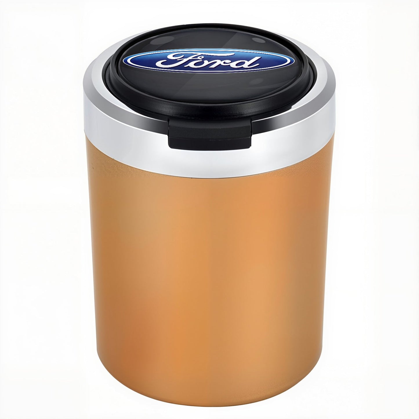 Smokeless Stainless Steel LED Car Cupholder Ashtray with Lid
