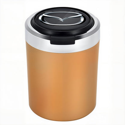Smokeless Stainless Steel LED Car Cupholder Ashtray with Lid