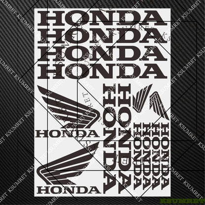 For Honda Stickers Motorcycle Sticker Decal Helmet Moto Modification Accessories Sponsor Decals