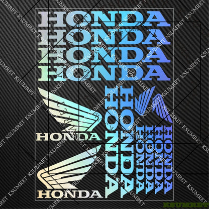 For Honda Stickers Motorcycle Sticker Decal Helmet Moto Modification Accessories Sponsor Decals