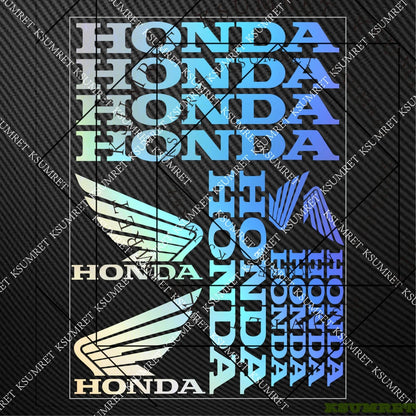 For Honda Stickers Motorcycle Sticker Decal Helmet Moto Modification Accessories Sponsor Decals