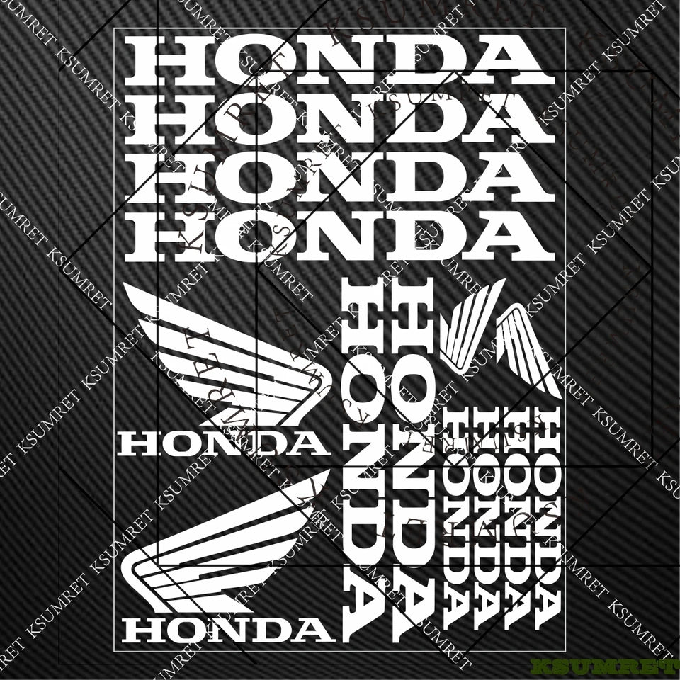 For Honda Stickers Motorcycle Sticker Decal Helmet Moto Modification Accessories Sponsor Decals