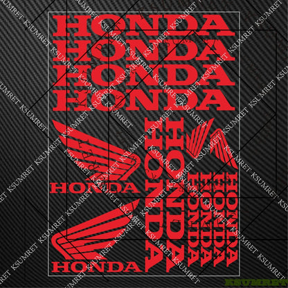 For Honda Stickers Motorcycle Sticker Decal Helmet Moto Modification Accessories Sponsor Decals