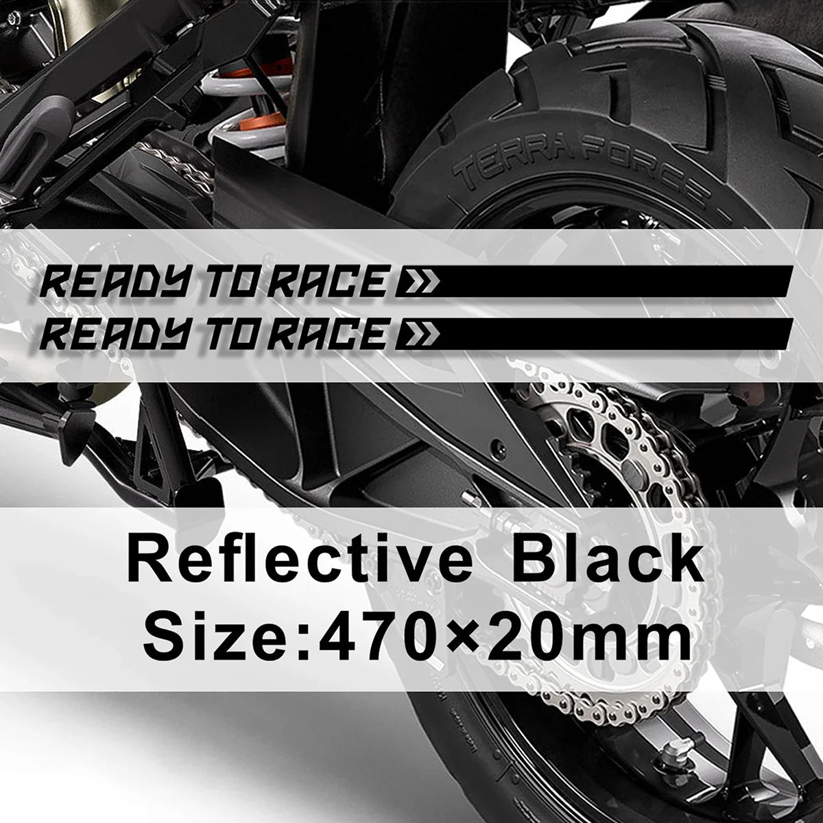 Reflective Motorcycle Stickers Tank Decals For Ktm Adventure Super Duke  Ready To Race