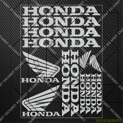 For Honda Stickers Motorcycle Sticker Decal Helmet Moto Modification Accessories Sponsor Decals