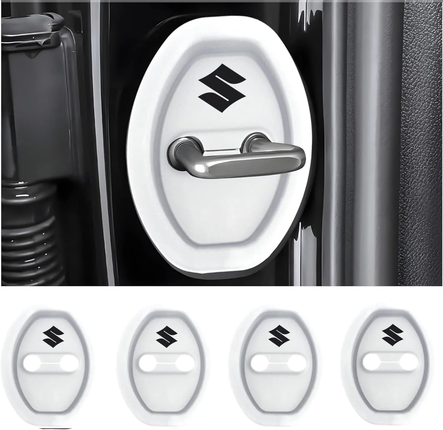 Eptchn Universal Silicone Car Door Covers Protector (4 PACK)