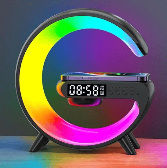 New Year HOT Sale - 49% OFF! 🔥Multifunctional Bluetooth Speaker-Colorful Atmosphere Light Wireless Charging and Clock All-in-one Machine