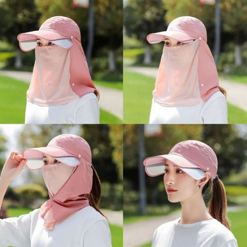 All-Terrain UV Shield Cap with Neck & Face Protection