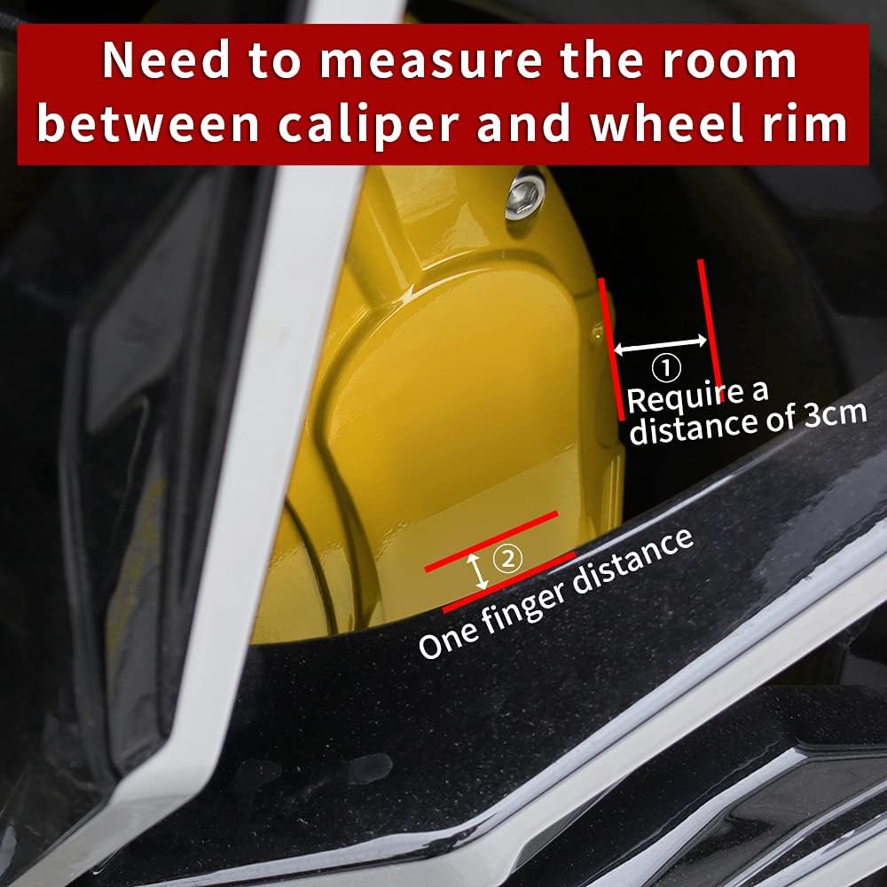 Automobile aluminum alloy caliper cover special car special buckle screw fixed caliper cover (4PCS) - VelosoleAutomobile aluminum alloy caliper cover special car special buckle screw fixed caliper cover (4PCS)car - accessories