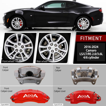 Automobile aluminum alloy caliper cover special car special buckle screw fixed caliper cover (4PCS) - VelosoleAutomobile aluminum alloy caliper cover special car special buckle screw fixed caliper cover (4PCS)car - accessories