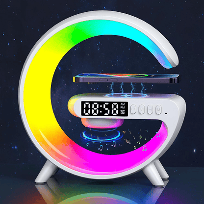 New Year HOT Sale - 49% OFF! 🔥Multifunctional Bluetooth Speaker-Colorful Atmosphere Light Wireless Charging and Clock All-in-one Machine