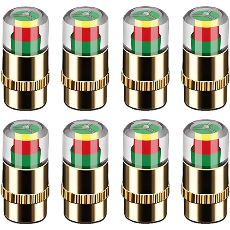 3-Color Tire Pressure Alert Caps
