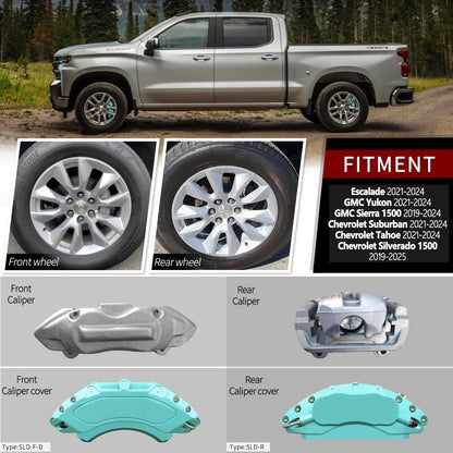 Car aluminum alloy special car special buckle screw fixed caliper cover (4PCS luxury upgrade version) - VelosoleCar aluminum alloy special car special buckle screw fixed caliper cover (4PCS luxury upgrade version)car - accessories