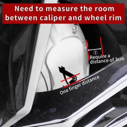 Car aluminum alloy special car special buckle screw fixed caliper cover (4PCS luxury upgrade version) - VelosoleCar aluminum alloy special car special buckle screw fixed caliper cover (4PCS luxury upgrade version)car - accessories