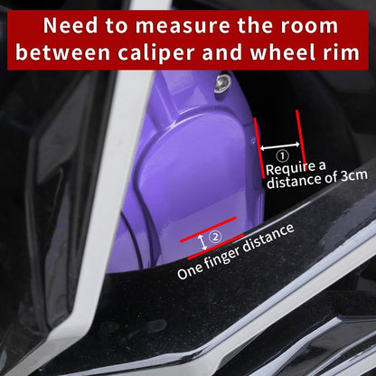Car aluminum alloy special car special buckle screw fixed caliper cover (4PCS luxury upgrade version) - VelosoleCar aluminum alloy special car special buckle screw fixed caliper cover (4PCS luxury upgrade version)car - accessories