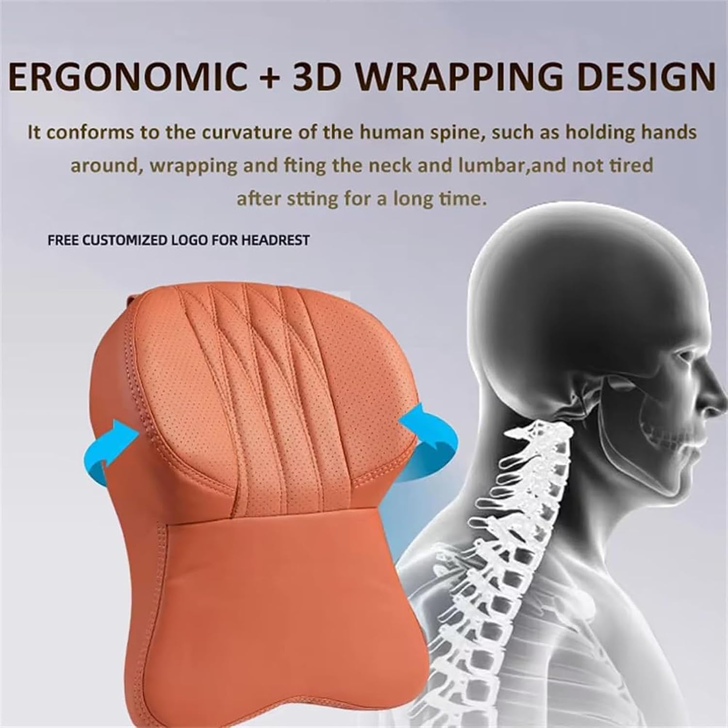 Car headrest neck pillow car cushion cushion four seasons universal pillow seat back waist support - VelosoleCar headrest neck pillow car cushion cushion four seasons universal pillow seat back waist supportcar - accessories