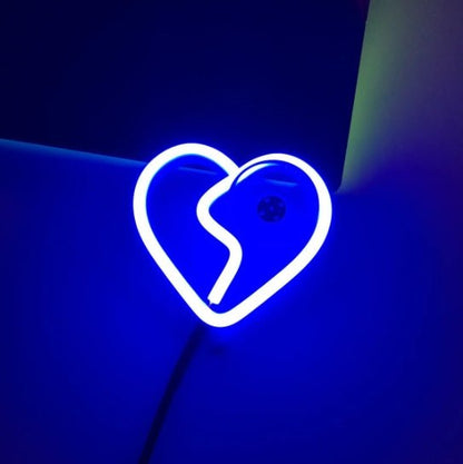 Car LED ambient light, triangular window light (blue heart pattern) - VelosoleCar LED ambient light, triangular window light (blue heart pattern)car - accessories