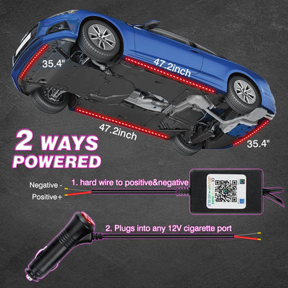 Car modification colorful voice - activated chassis lights - VelosoleCar modification colorful voice - activated chassis lightscar - accessories