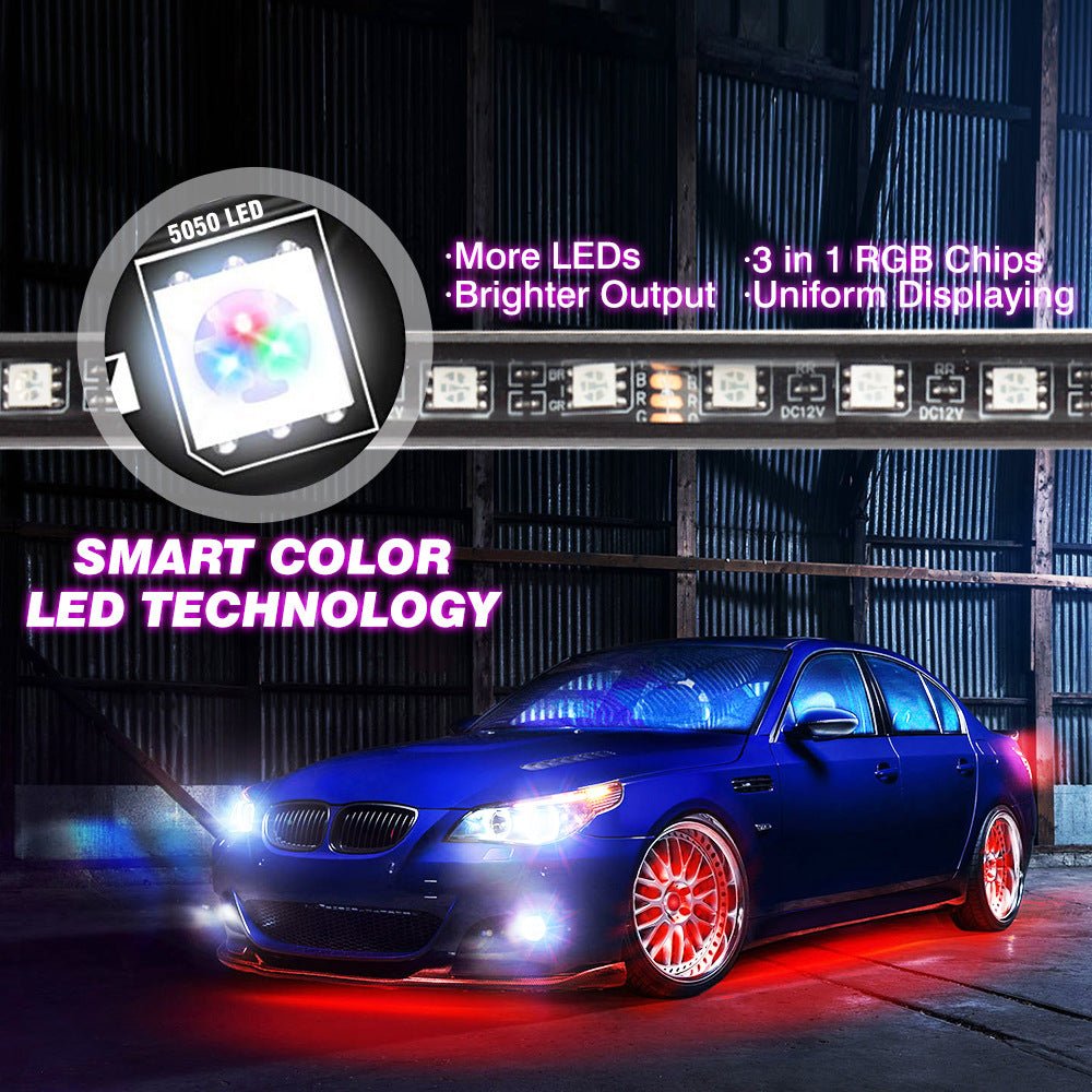 Car modification colorful voice - activated chassis lights - VelosoleCar modification colorful voice - activated chassis lightscar - accessories