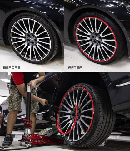 Car wheel protection ring anti - collision strip anti - scratch strip anti - scratch rubber strip - VelosoleCar wheel protection ring anti - collision strip anti - scratch strip anti - scratch rubber strip