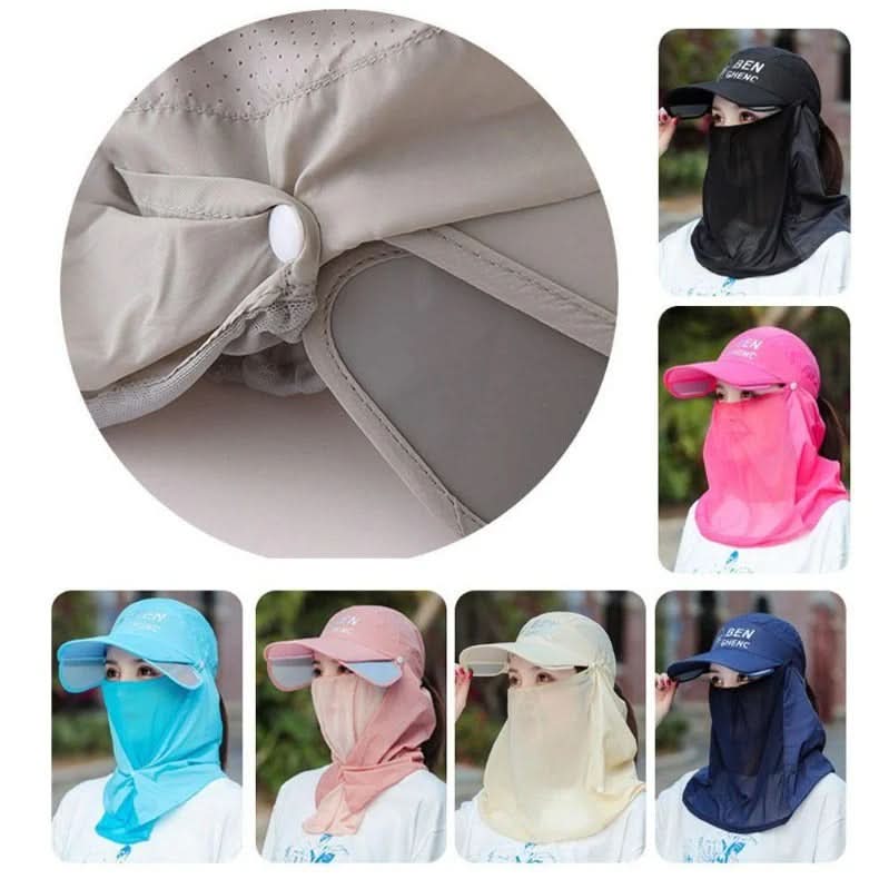 All-Terrain UV Shield Cap with Neck & Face Protection