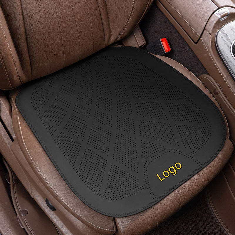 2025 new ultra-thin car seat cushions for all seasons Nappa leather ventilation and breathable seat cushions high-end seat cushions