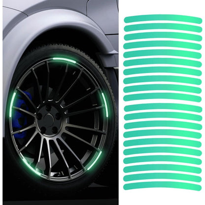 Waterproof Reflective Rim Stickers – Night Visibility Wheel Decals