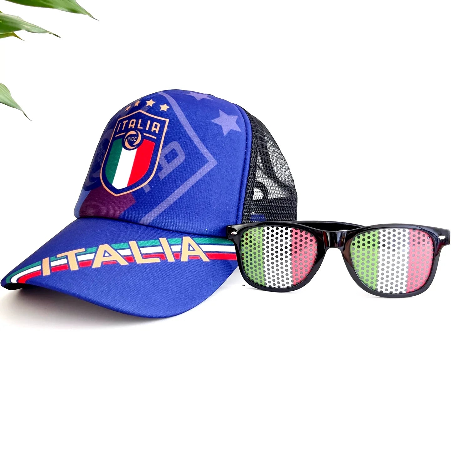 World Cup support hats and glasses