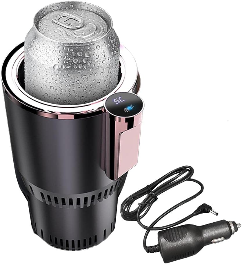 2-in-1 Smart Car Cup Mug Holder, Auto Car Cooling and Heating Cup Holder