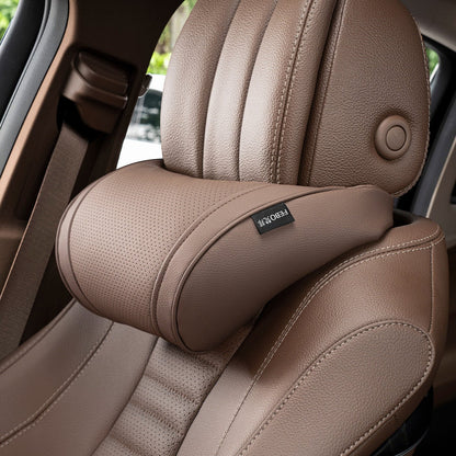 Luxury leather custom car headrest, car neck pillow, car seat lumbar cushion - VelosoleLuxury leather custom car headrest, car neck pillow, car seat lumbar cushioncar - accessories