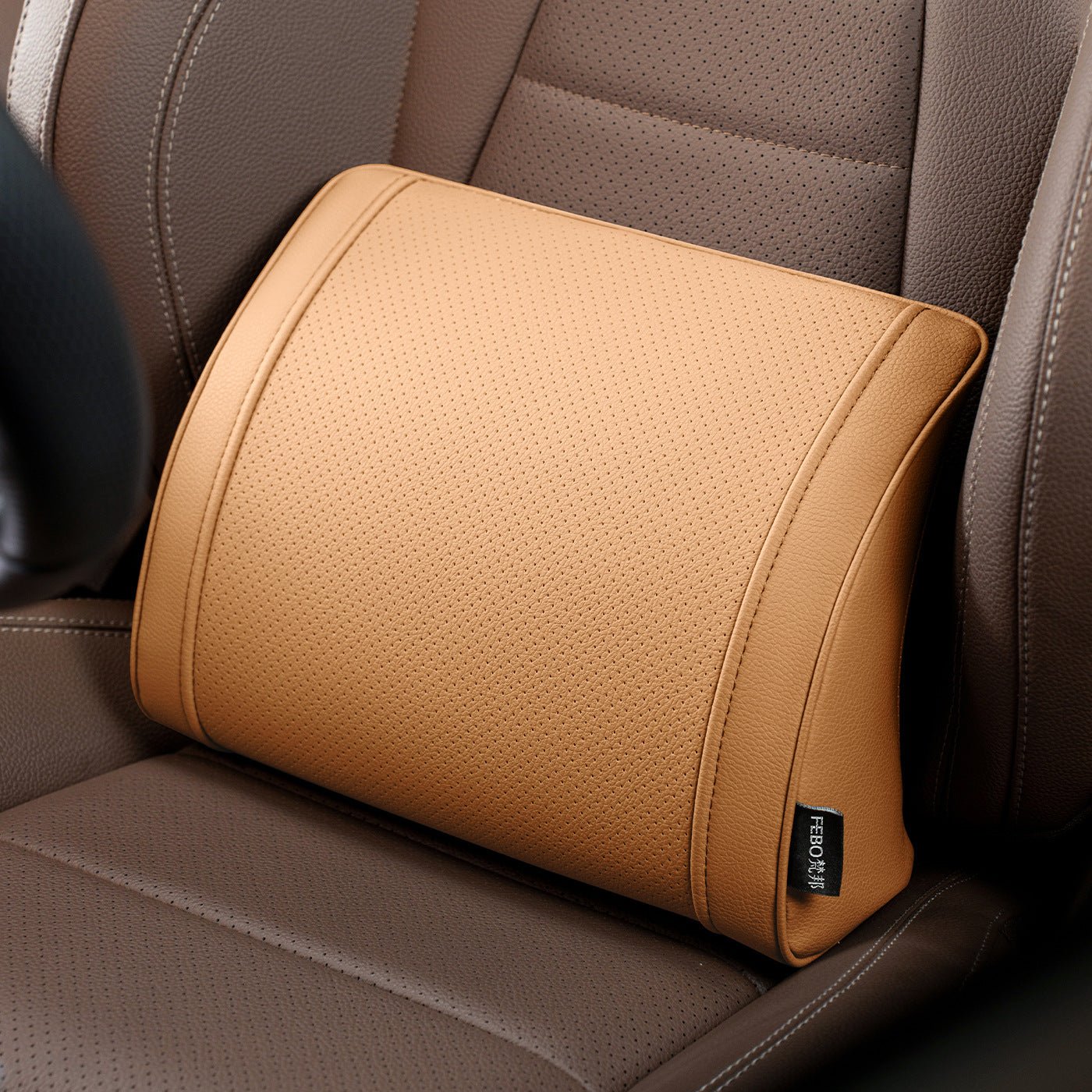 Luxury leather custom car headrest, car neck pillow, car seat lumbar cushion - VelosoleLuxury leather custom car headrest, car neck pillow, car seat lumbar cushioncar - accessories